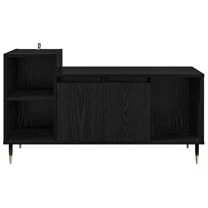 Cabinet TV Stejar Negru 100 x 35 x 55 cm Lemn compozit - WALTI WALTI