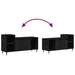 Cabinet TV Stejar Negru 100 x 35 x 55 cm Lemn compozit - WALTI WALTI