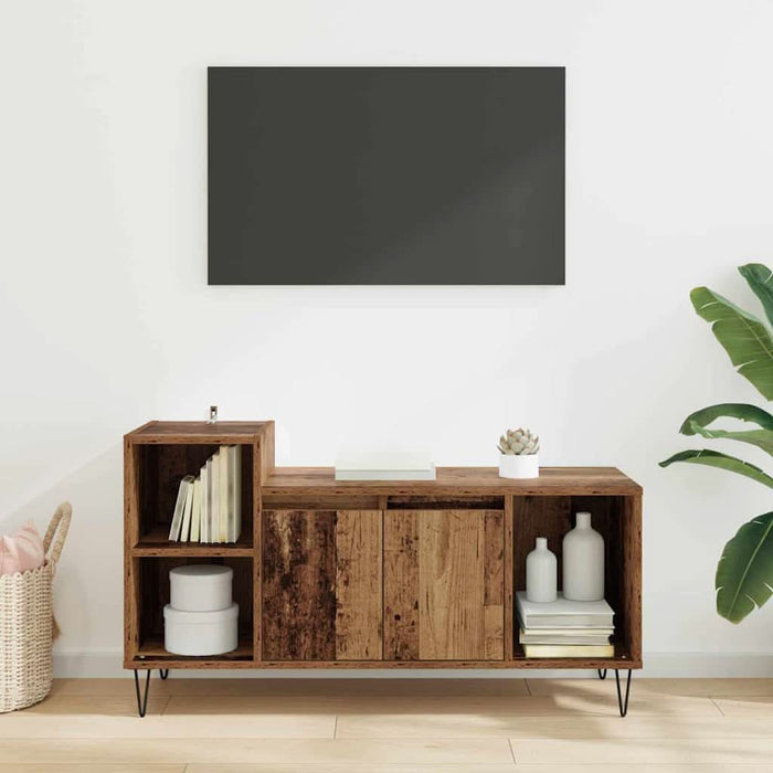 Cabinet TV Lemn Vechi 100 x 35 x 55 cm Lemn compozit - WALTI WALTI