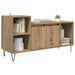 Cabinet TV Stejar Artizanal 100 x 35 x 55 cm Lemn compozit - WALTI WALTI