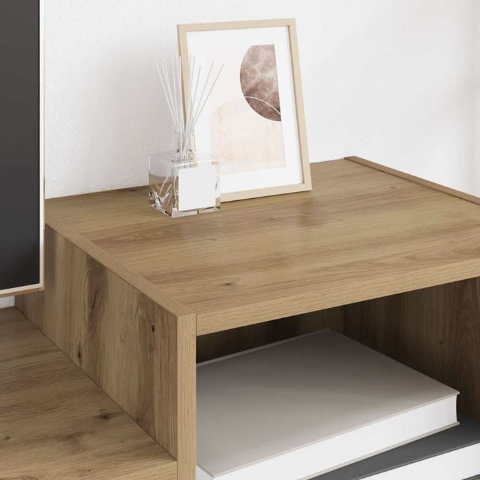 Cabinet TV Stejar Artizanal 160 x 35 x 55 cm Lemn compozit - WALTI WALTI
