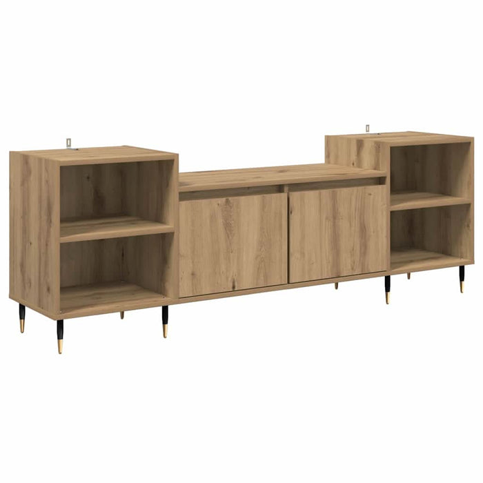 Cabinet TV Stejar Artizanal 160 x 35 x 55 cm Lemn compozit - WALTI WALTI