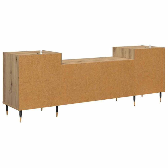 Cabinet TV Stejar Artizanal 160 x 35 x 55 cm Lemn compozit - WALTI WALTI