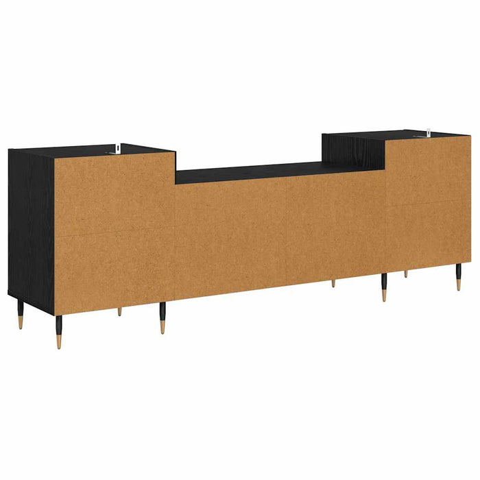 Cabinet TV Stejar Negru 160 x 35 x 55 cm Lemn compozit - WALTI WALTI