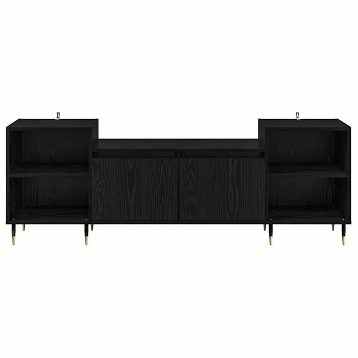 Cabinet TV Stejar Negru 160 x 35 x 55 cm Lemn compozit - WALTI WALTI