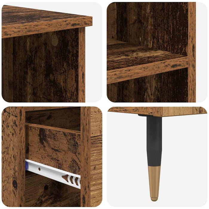 Bufet cu sertar Lemn Vechi 40 x 36 x 110 cm Lemn compozit - WALTI WALTI