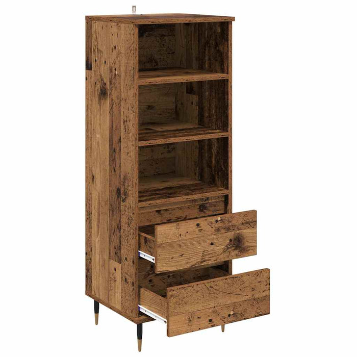 Bufet cu sertar Lemn Vechi 40 x 36 x 110 cm Lemn compozit - WALTI WALTI