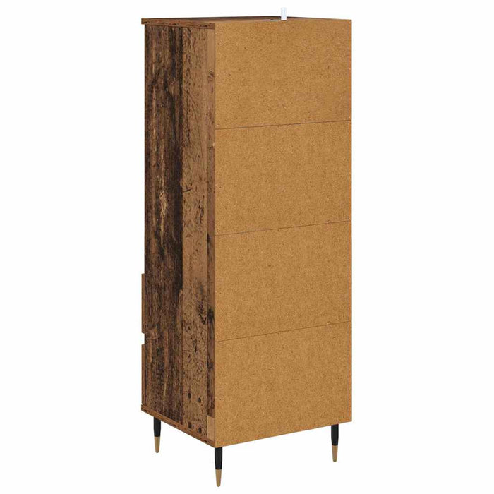 Bufet cu sertar Lemn Vechi 40 x 36 x 110 cm Lemn compozit - WALTI WALTI