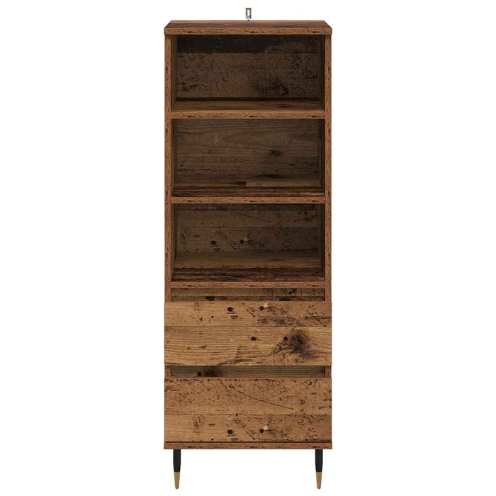 Bufet cu sertar Lemn Vechi 40 x 36 x 110 cm Lemn compozit - WALTI WALTI