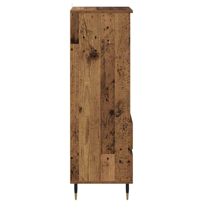 Bufet cu sertar Lemn Vechi 40 x 36 x 110 cm Lemn compozit - WALTI WALTI