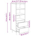 Bufet cu sertar Lemn Vechi 40 x 36 x 110 cm Lemn compozit - WALTI WALTI