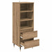 Bufet cu sertar Stejar Artizanal 40 x 36 x 110 cm Lemn compozit - WALTI WALTI