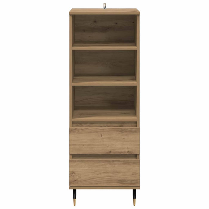 Bufet cu sertar Stejar Artizanal 40 x 36 x 110 cm Lemn compozit - WALTI WALTI