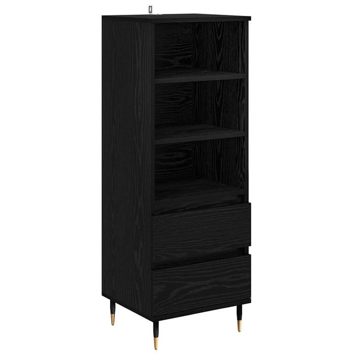 Bufet cu sertar Stejar Negru 40 x 36 x 110 cm Lemn compozit - WALTI WALTI