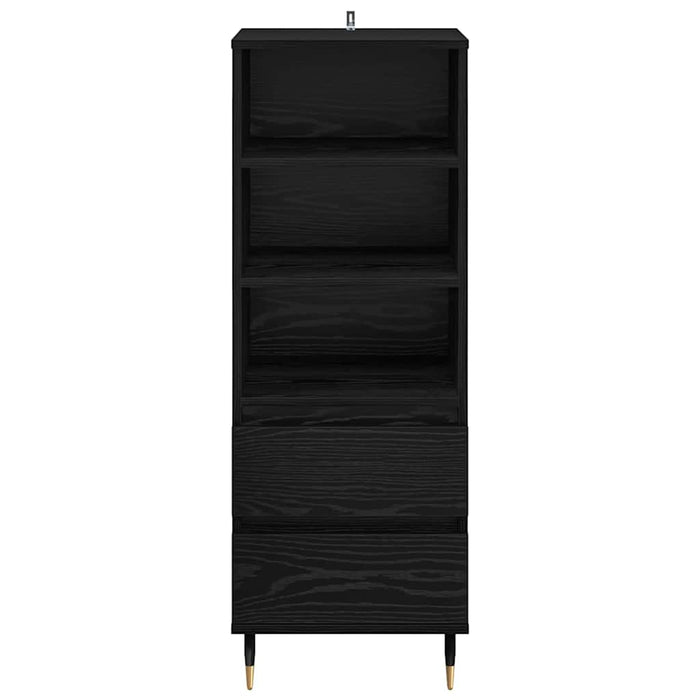Bufet cu sertar Stejar Negru 40 x 36 x 110 cm Lemn compozit - WALTI WALTI