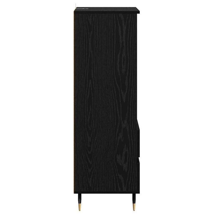 Bufet cu sertar Stejar Negru 40 x 36 x 110 cm Lemn compozit - WALTI WALTI