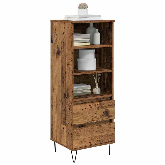 Bufet cu sertar Lemn Vechi 40 x 36 x 110 cm Lemn compozit - WALTI WALTI