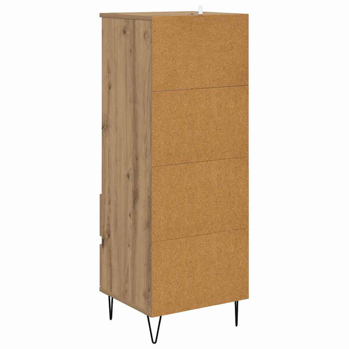 Bufet cu sertar Stejar Artizanal 40 x 36 x 110 cm Lemn compozit - WALTI WALTI