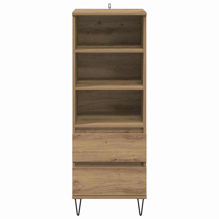 Bufet cu sertar Stejar Artizanal 40 x 36 x 110 cm Lemn compozit - WALTI WALTI