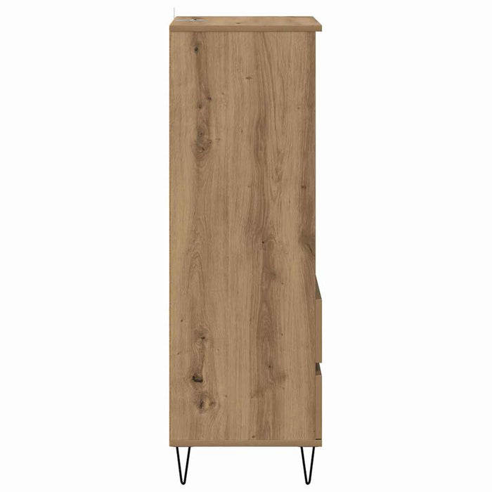 Bufet cu sertar Stejar Artizanal 40 x 36 x 110 cm Lemn compozit - WALTI WALTI