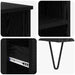 Bufet cu sertar Stejar Negru 40 x 36 x 110 cm Lemn compozit - WALTI WALTI