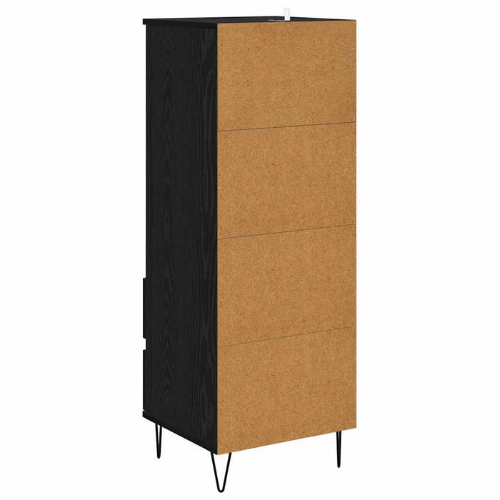 Bufet cu sertar Stejar Negru 40 x 36 x 110 cm Lemn compozit - WALTI WALTI
