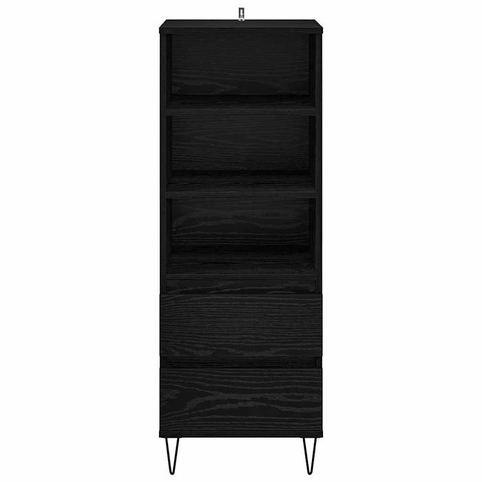 Bufet cu sertar Stejar Negru 40 x 36 x 110 cm Lemn compozit - WALTI WALTI