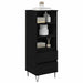 Bufet cu sertar Stejar Negru 40 x 36 x 110 cm Lemn compozit - WALTI WALTI