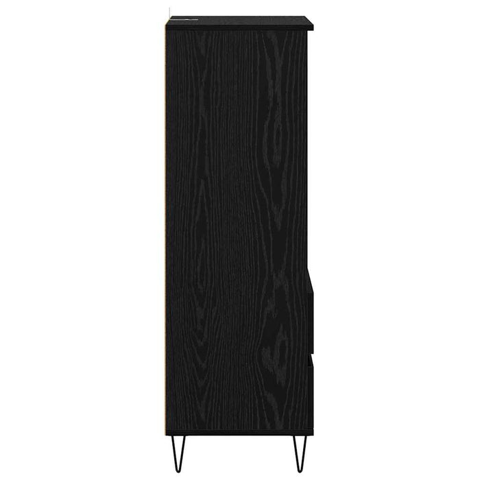 Bufet cu sertar Stejar Negru 40 x 36 x 110 cm Lemn compozit - WALTI WALTI