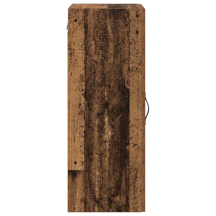 Dulap montat pe perete Lemn Vechi 34,5 x 34 x 90 cm - WALTI WALTI
