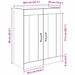 Dulap montat pe perete Lemn Vechi 69,5 x 34 x 90 cm - WALTI WALTI