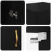 Dulap montat pe perete Stejar Negru 69,5 x 34 x 90 cm - WALTI WALTI