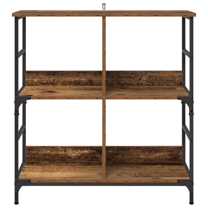 Raft pentru cărți Lemn vechi 78.5 x 33 x 82 cm Lemn compozit - WALTI WALTI