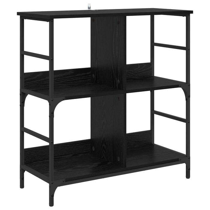 Raft pentru cărți Stejar negru 78.5 x 33 x 82 cm Lemn compozit - WALTI WALTI