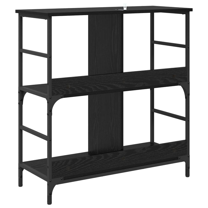 Raft pentru cărți Stejar negru 78.5 x 33 x 82 cm Lemn compozit - WALTI WALTI