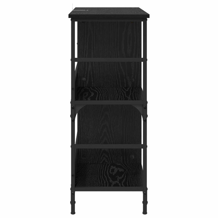 Raft pentru cărți Stejar negru 78.5 x 33 x 82 cm Lemn compozit - WALTI WALTI