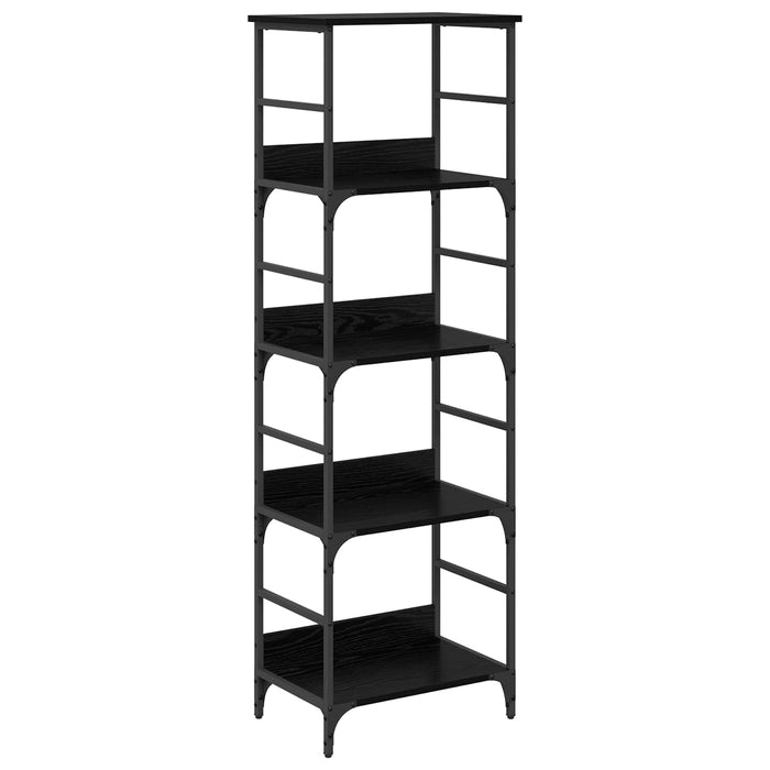 Raft pentru cărți Stejar Negru 50 x 33 x 153 cm Lemn compozit - WALTI WALTI