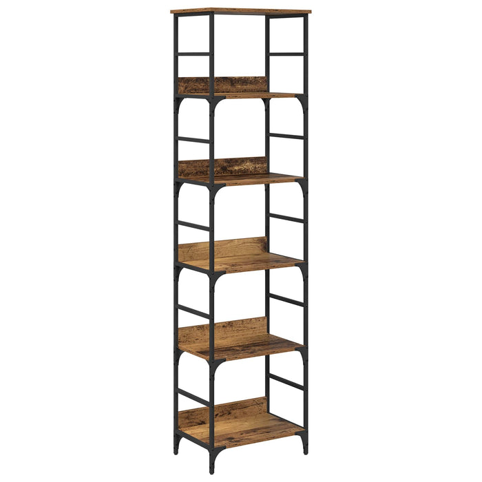 Raft pentru cărți Lemn vechi 50 x 33 x 188,5 cm Lemn compozit WALTI