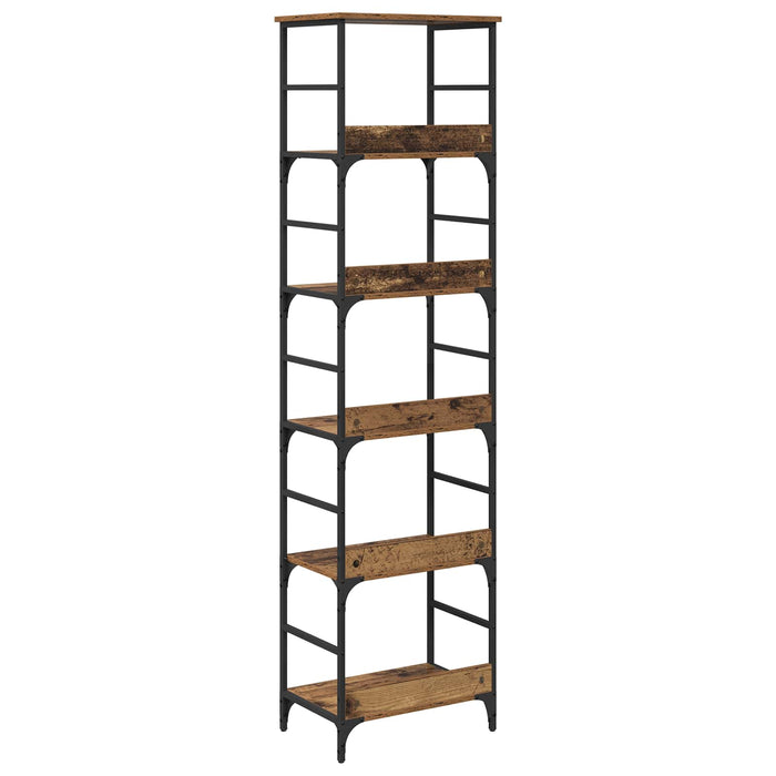 Raft pentru cărți Lemn vechi 50 x 33 x 188,5 cm Lemn compozit WALTI