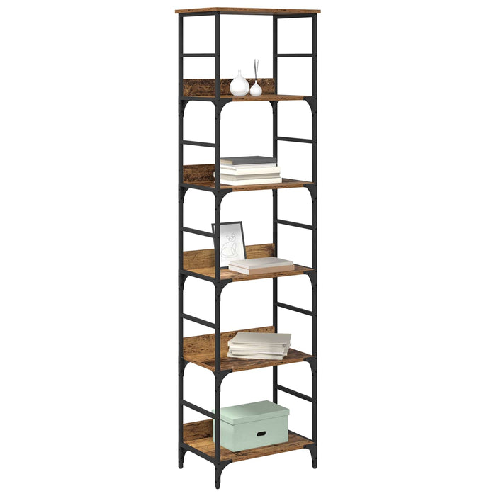 Raft pentru cărți Lemn vechi 50 x 33 x 188,5 cm Lemn compozit WALTI