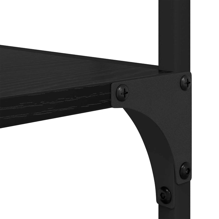 Raft pentru cărți Stejar Negru 50 x 33 x 188,5 cm Lemn compozit - WALTI WALTI