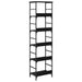 Raft pentru cărți Stejar Negru 50 x 33 x 188,5 cm Lemn compozit - WALTI WALTI