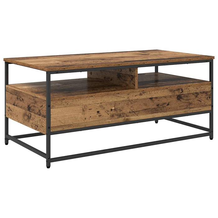 Masă de cafea Lemn Vechi 100 x 51 x 45 cm Lemn compozit - WALTI WALTI