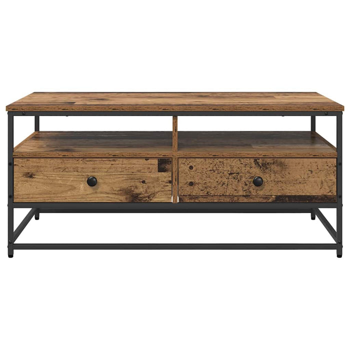 Masă de cafea Lemn Vechi 100 x 51 x 45 cm Lemn compozit - WALTI WALTI