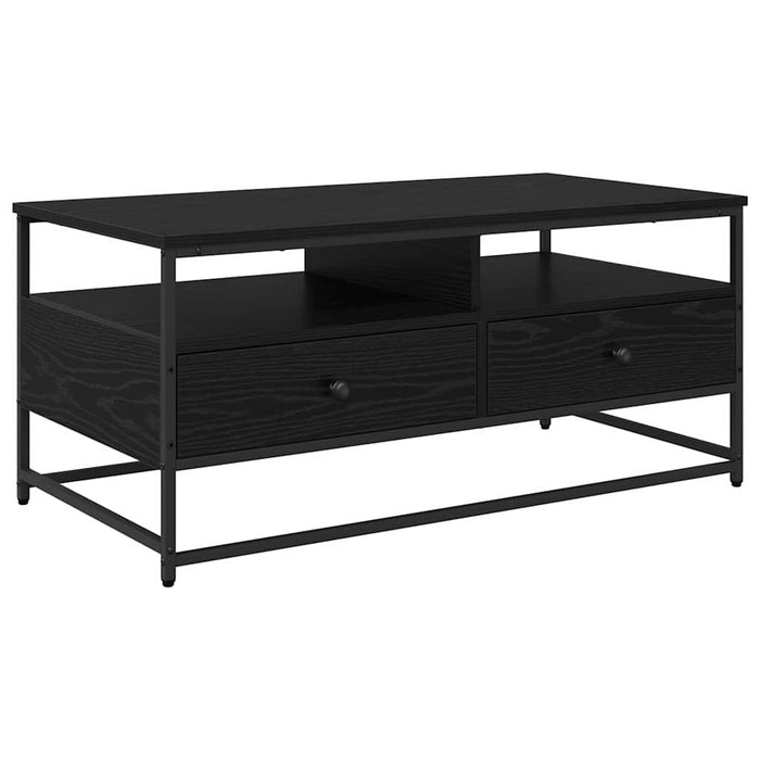 Masă de cafea Stejar negru 100 x 51 x 45 cm Lemn compozit - WALTI WALTI