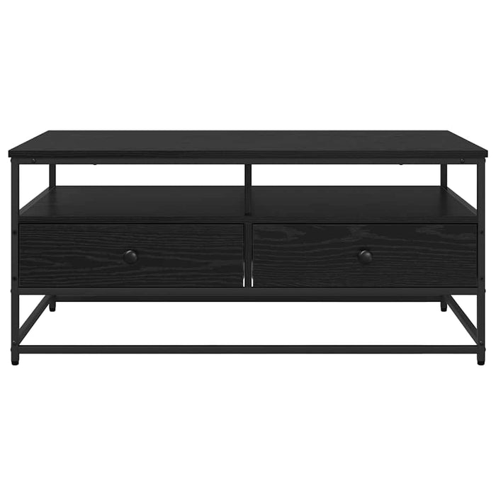 Masă de cafea Stejar negru 100 x 51 x 45 cm Lemn compozit - WALTI WALTI