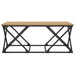 Masă de cafea stejar artizanal 100 x 49 x 40 cm Lemn compozit - WALTI WALTI