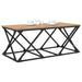 Masă de cafea stejar artizanal 100 x 49 x 40 cm Lemn compozit - WALTI WALTI
