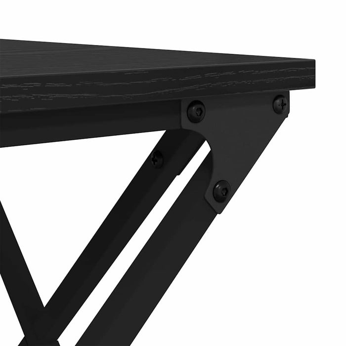 Masă de cafea Stejar negru 100 x 49 x 40 cm Lemn compozit - WALTI WALTI
