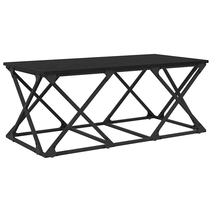 Masă de cafea Stejar negru 100 x 49 x 40 cm Lemn compozit - WALTI WALTI